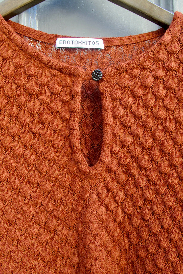 Nevada-Textured Sweater Aviator blue/amber