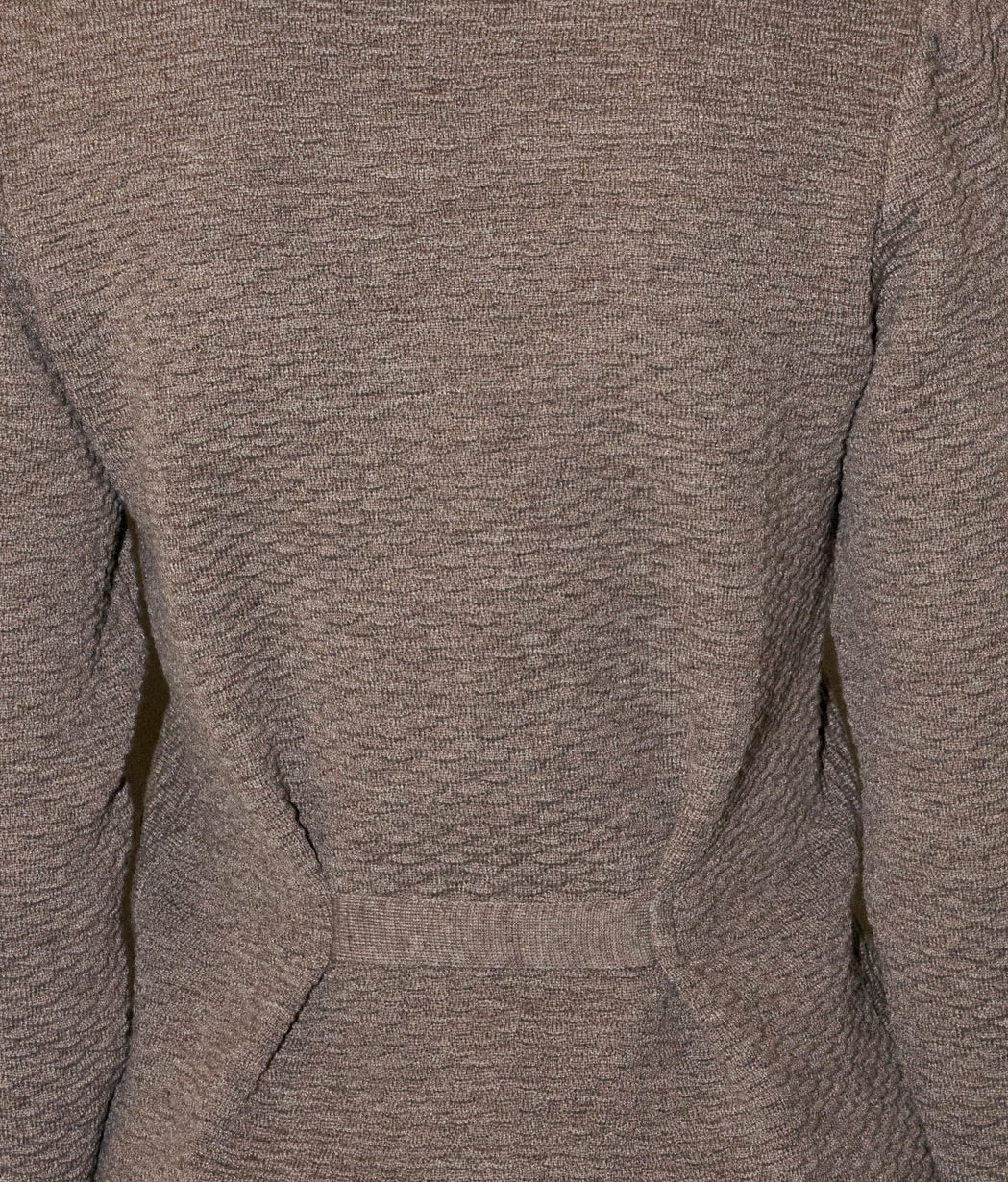 Fawna - Tailored Knitted Blazer - Taupe