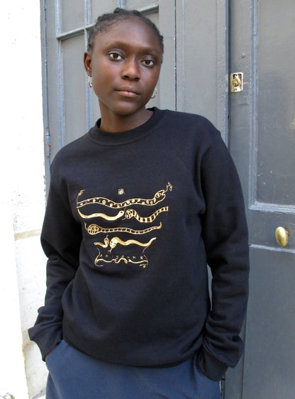 Fidi - Embroidered Sweatshirt - M