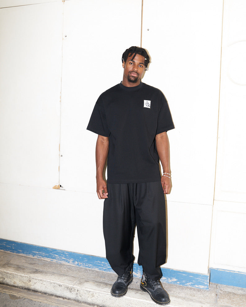 Nasty Cat-Oversize Fit Luxury T Shirt-Black