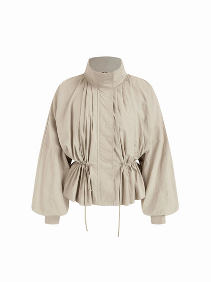 Iman - Cinch-Waist Short Windbreaker