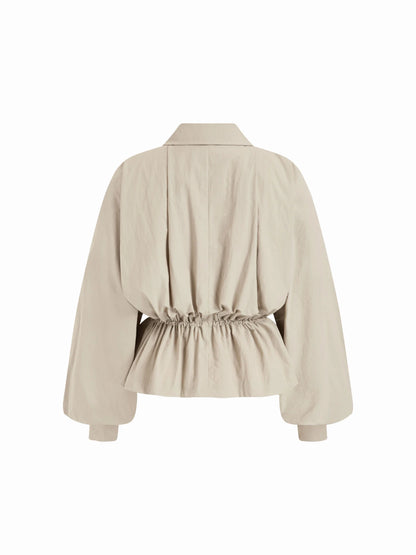Iman - Cinch-Waist Short Windbreaker