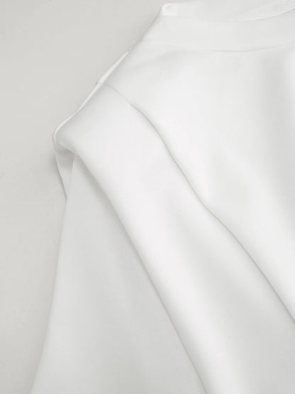 Peyo - Structured Soufflé Sleeve T-Shirt - Off White