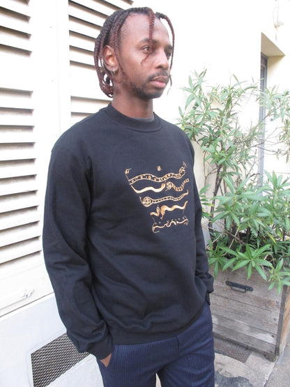 Fidi - Embroidered Sweatshirt - M
