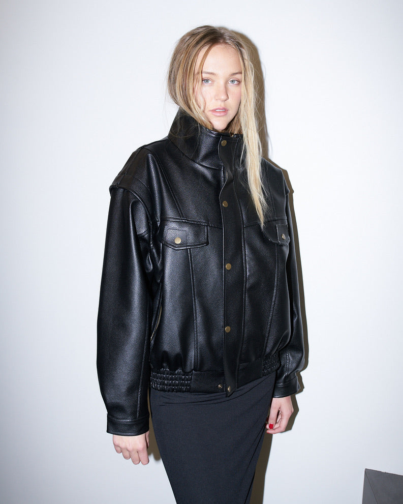 Robb - The Soufflé Vegan Leather Jacket - W