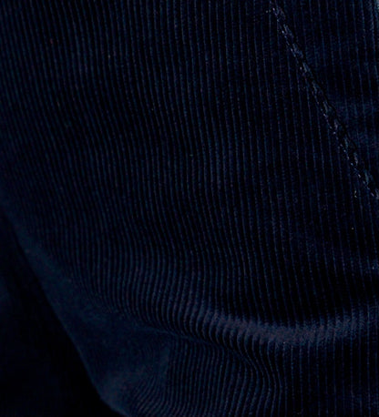 Lena - High Waist Corduroy shorts - Deep Navy