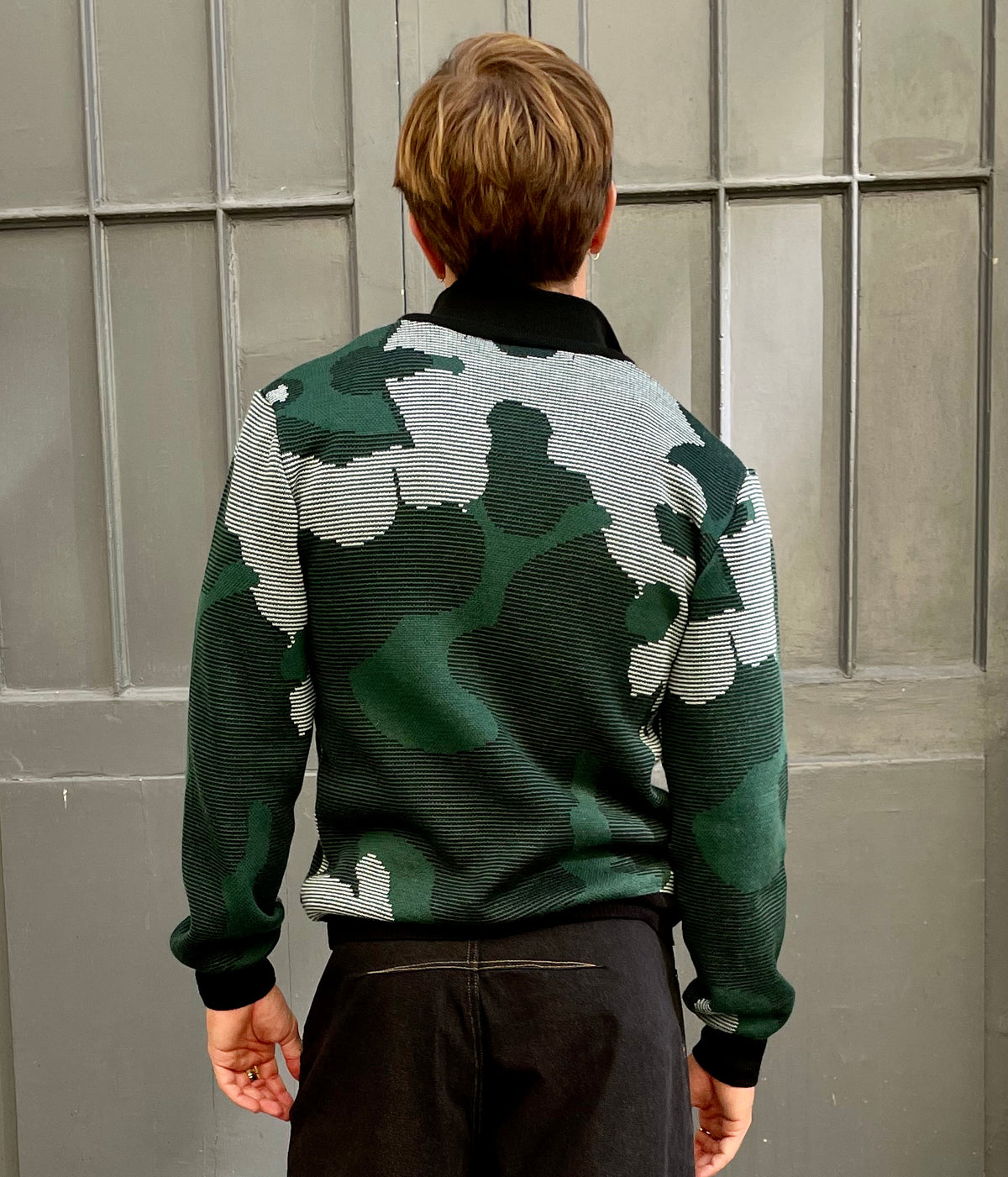 Din - Knitted Jacquard Jacket