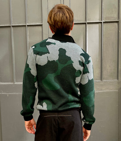 Din - Knitted Jacquard Jacket