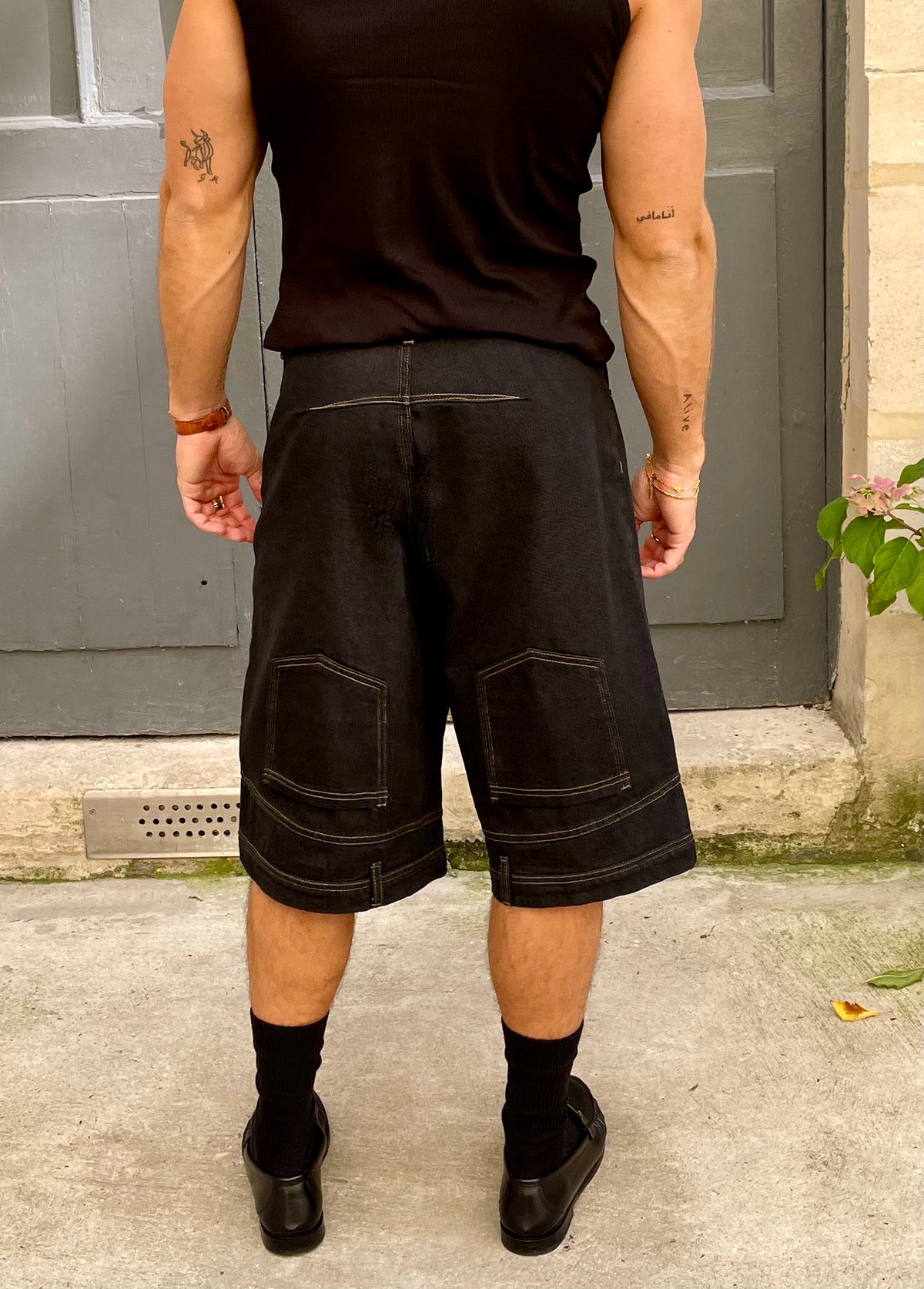 Ashton - The Upside-Down Jorts - Black