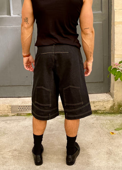 Ashton - The Upside-Down Jorts - Black