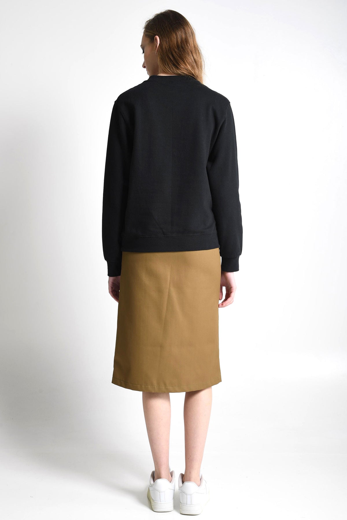 Cat 2- Sweatshirt embroidered with Cat head budges