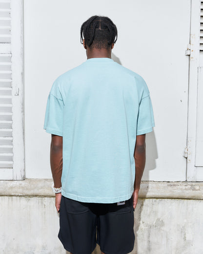 Nasty Cat-Oversize Fit Luxury T Shirt-Pastel Blue