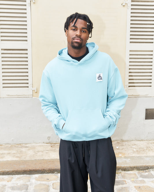 Nasty Cat-Oversize Fit Luxury Hoody-Pastel Blue