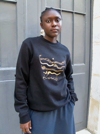 Fidi - Embroidered Sweatshirt - M