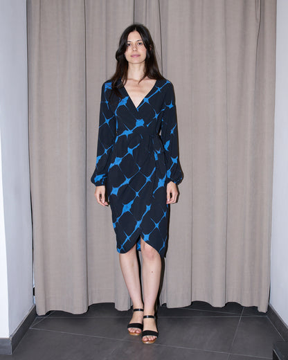 Gigi - Printed Wrap Dress