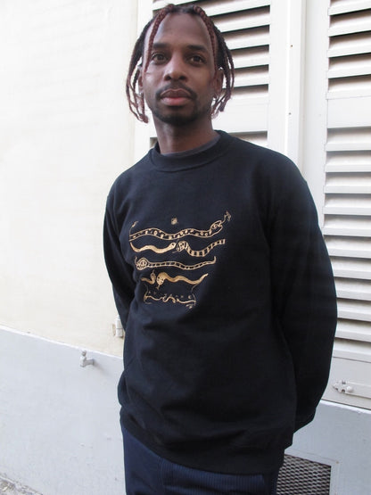 Fidi - Embroidered Sweatshirt - M
