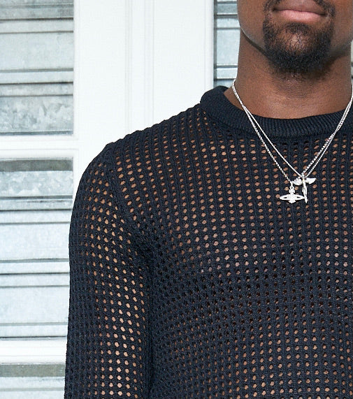 Quentin - Mesh Knit Top