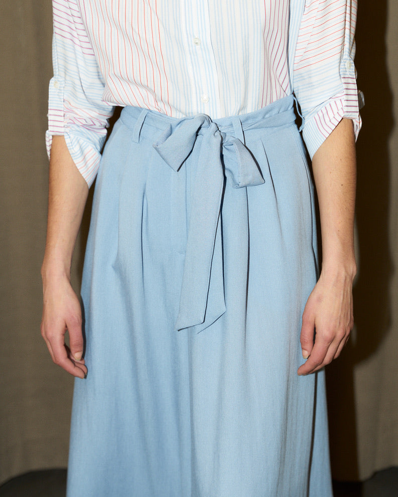 Dina - Palazzo Pants - Ciel