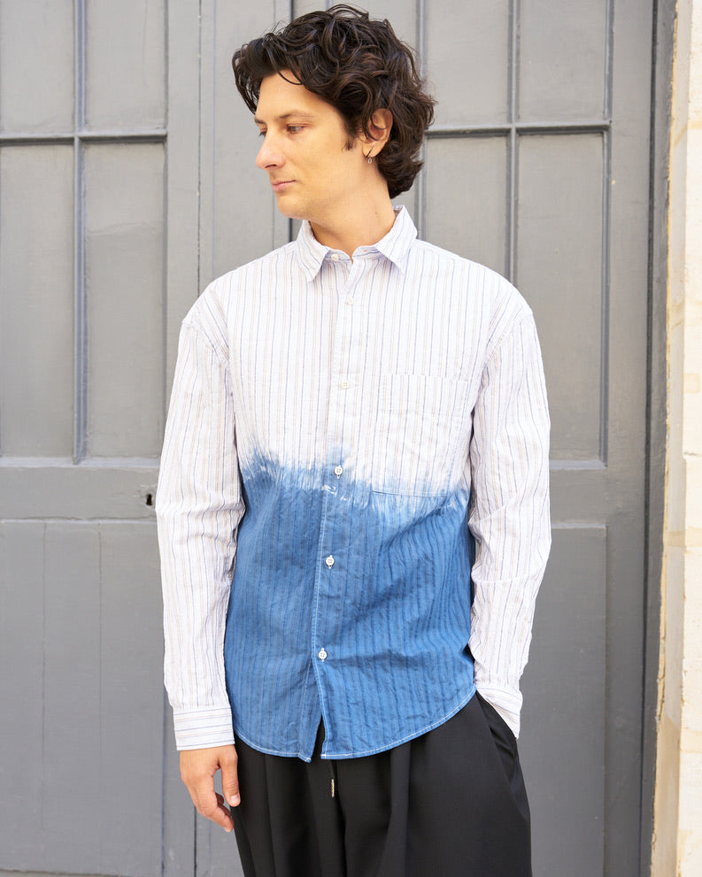 Teddy-Multi Color Stripe Tie and Dye Shirt