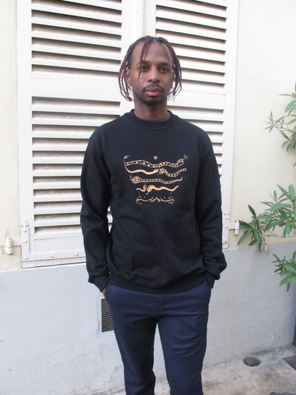 Fidi - Embroidered Sweatshirt - M