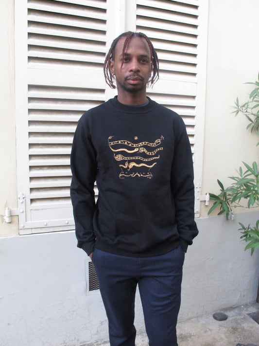 Fidi - Embroidered Sweatshirt - M
