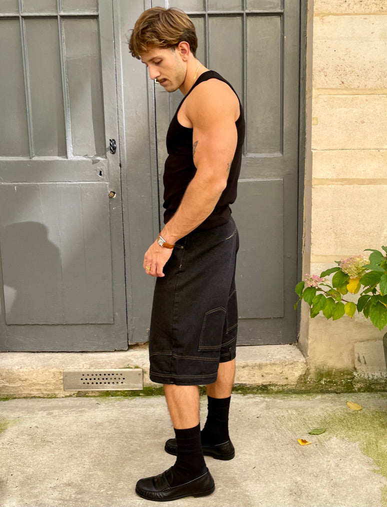 Ashton - The Upside-Down Jorts - Black