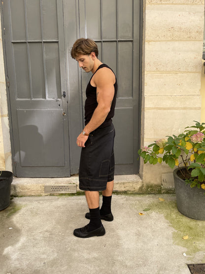 Louis - “Bisous” Ribbed Cotton Tank