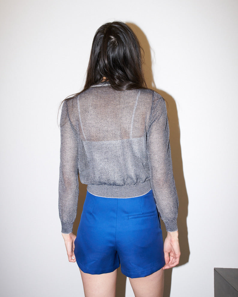 Babe - Wave Jacquard Cardigan