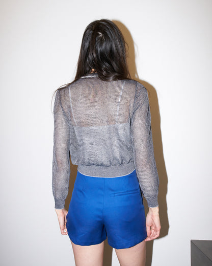 Babe - Wave Jacquard Cardigan