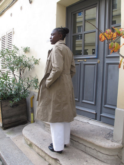 Nyla - Waterproof Beige Trench Coat
