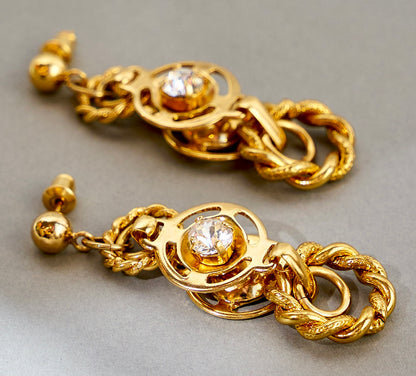 Alki-Gold and Diamond/Earrings