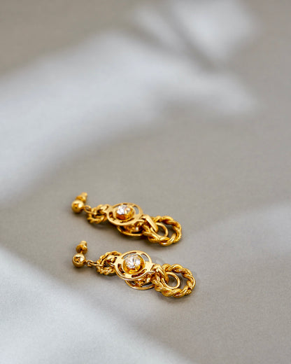 Alki-Gold and Diamond/Earrings