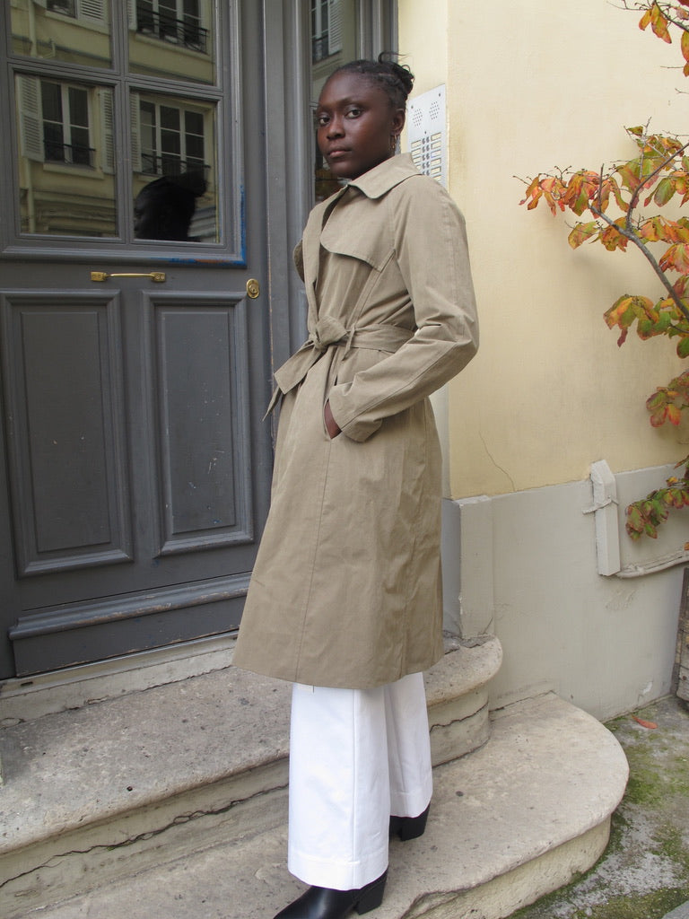 Nyla - Waterproof Beige Trench Coat