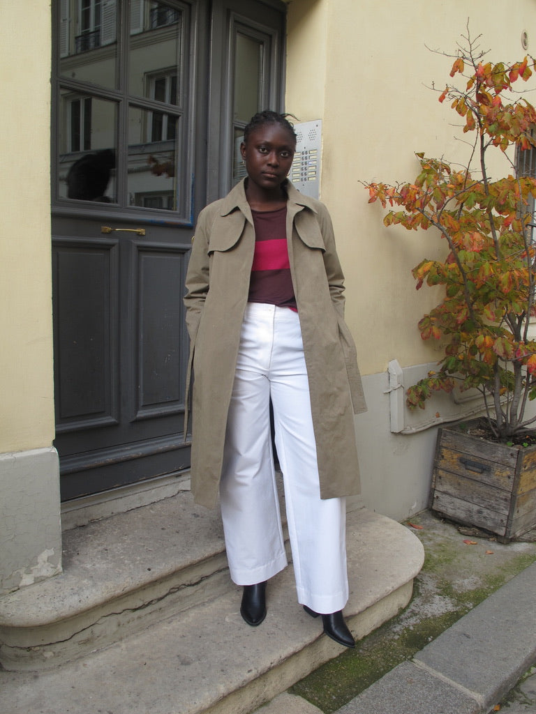 Nyla - Waterproof Beige Trench Coat