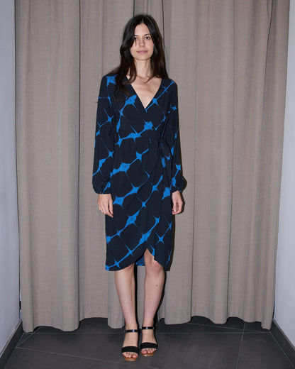 Gigi - Printed Wrap Dress