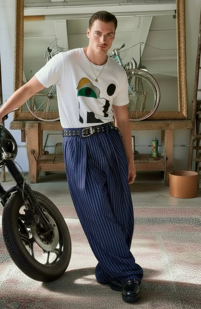 Tefnut - Oversize structured cotton T Shirt - Surreal Eye print