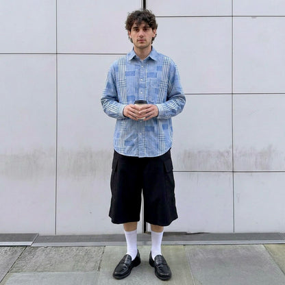 Mathew - Patchwork Gingham Overshirt