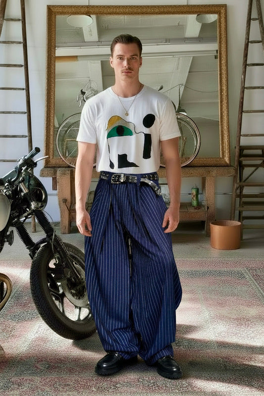 Tefnut - Oversize structured cotton T Shirt - Surreal Eye print