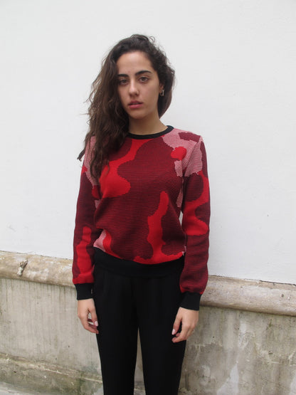Dotty Modern Art Sweater