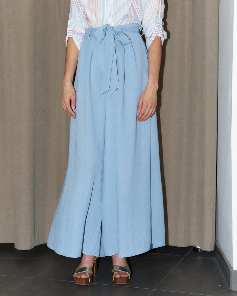 Dina - Palazzo Pants - Ciel