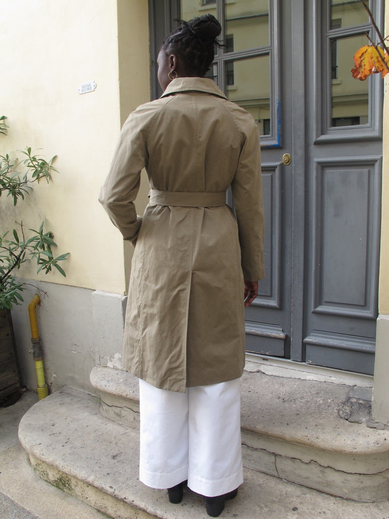 Nyla - Waterproof Beige Trench Coat