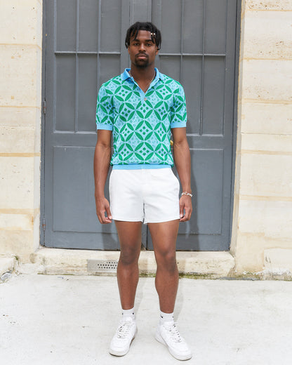Brody - Tailored Hot Shorts - White
