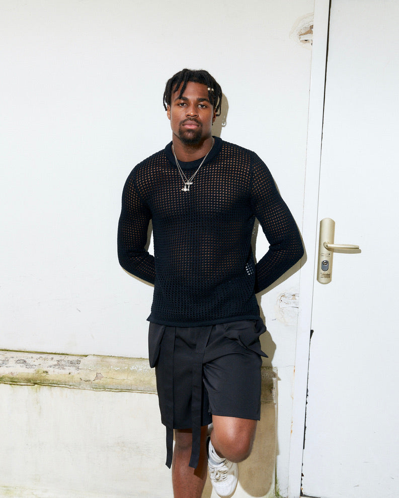 Quentin - Mesh Knit Top