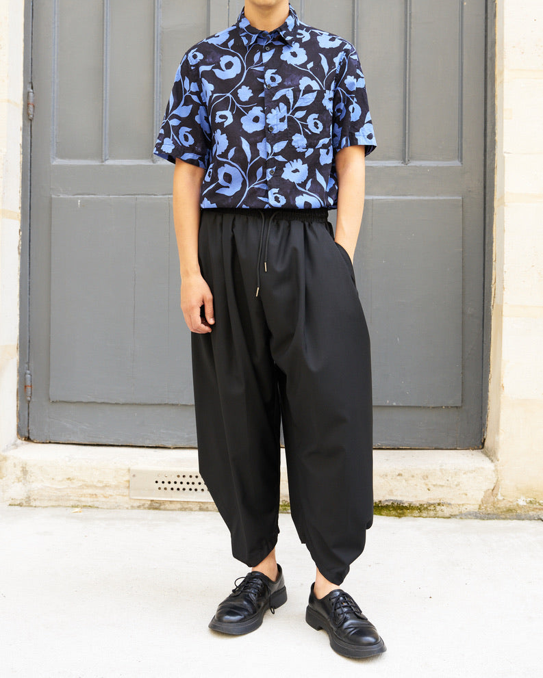 Aristotelis-Floral Cotton Voile Shirt