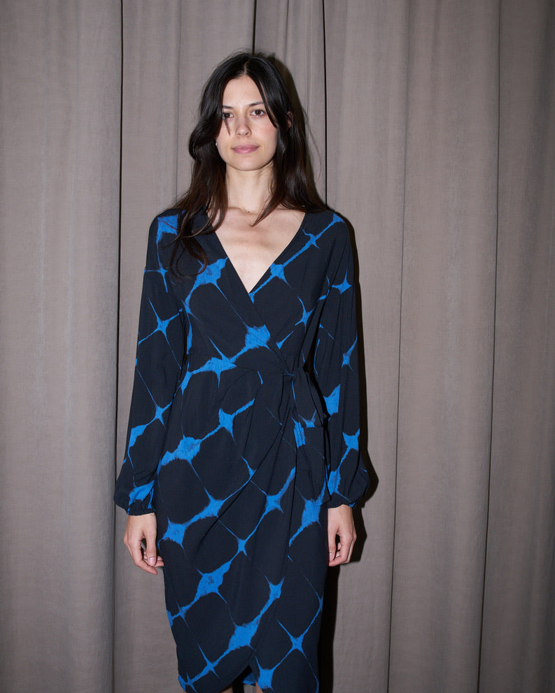 Gigi - Printed Wrap Dress