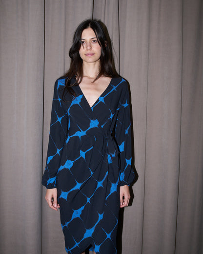 Gigi - Printed Wrap Dress