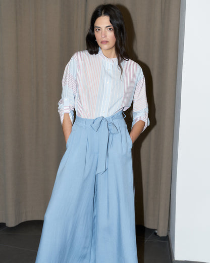Dina - Palazzo Pants - Ciel