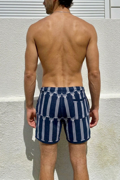 Pavlos - Greek Column Jacquard Shorts