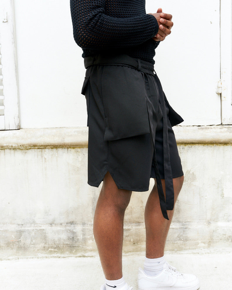 Nasty Cat-Deconstructed 3D Pocket Shorts