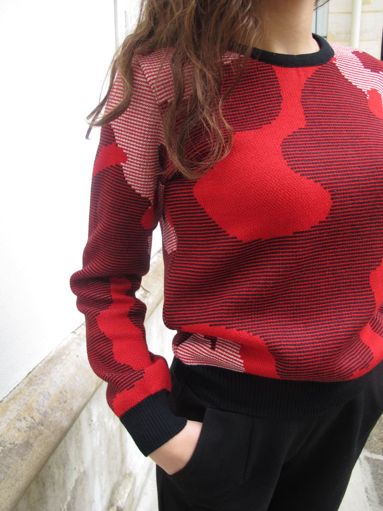 Dotty Modern Art Sweater